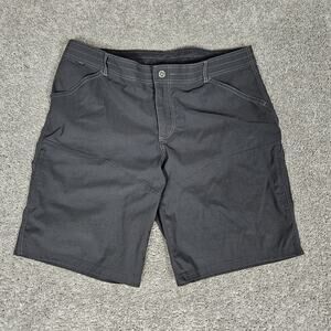 Kuhl Renegade Shorts Mens 42 Gray Cargo Gorpcore Hiking Duralux Outdoors Work